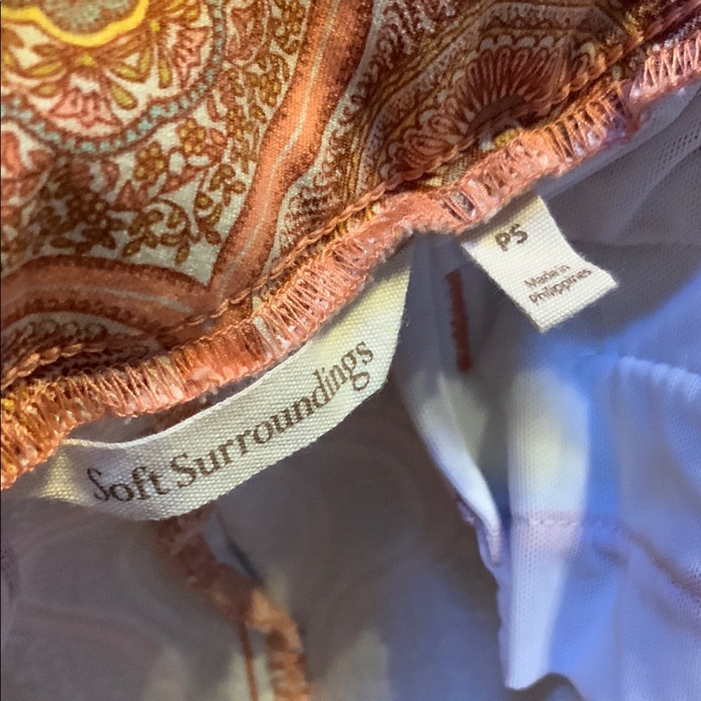 Soft Surroundings Paisley Skinny Pants